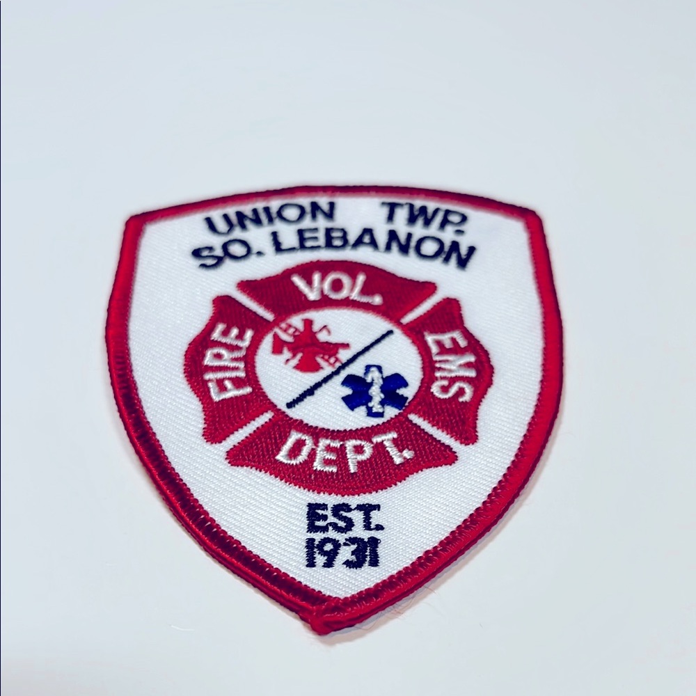 🔥 Union Township South Lebanon Fire Rescue EMS Department Ohio Firefighter Patch